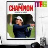 Congratulations To Lilia Vu Champion Meijer LPGA Classic 2024 Home Decor Poster Canvas