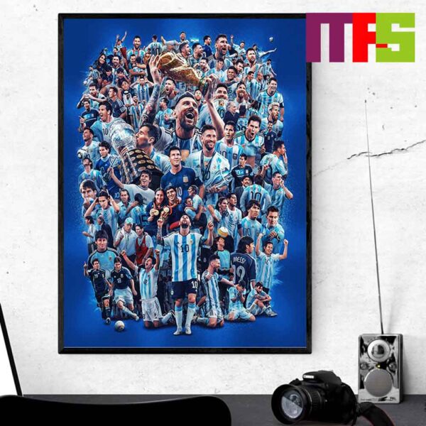 Lionel Messi Happy Birthday To The Goat Unforgettable Moments From A Football Legend Career Home Decor Poster Canvas