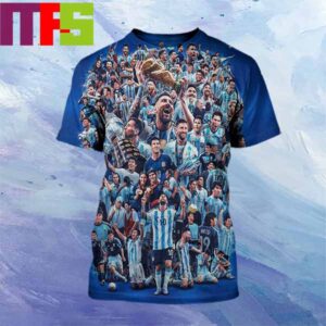 Lionel Messi Unforgettable Moments From A Football Legend Career All Over Print Shirt