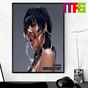 Lisa Blackpink Comeback Single Rock Star Out June 27th 2024 Home Decor Poster Canvas