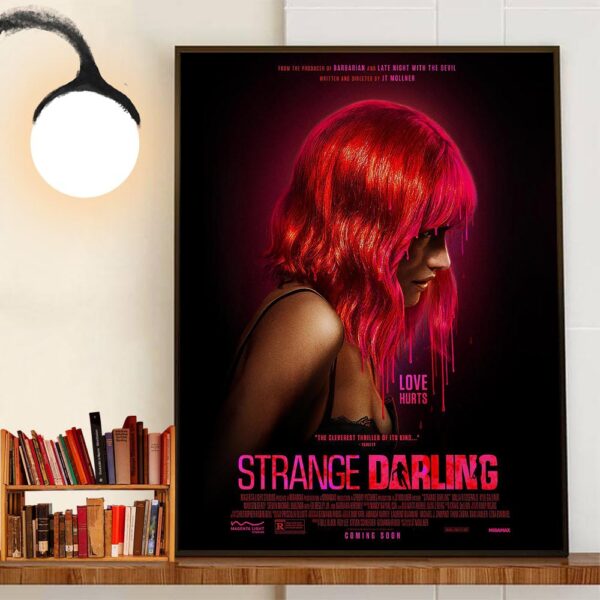 Love Hurts Strange Darling Official Poster Wall Art Decor Poster Canvas