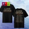 Luke Bryan 2024 Mind Of A Country Boy Tour Schedule Two Sided T-Shirt