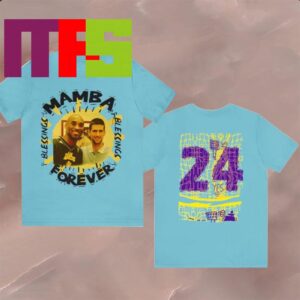 Mamba Forever Novak Djokovic Kobe Bryant Two Sided T-Shirt Mamba Forever Novak Djokovic Kobe Bryant Two Sided T-Shirt