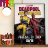 Marvel Studios Deadpool And Wolverine IMAX Official Poster July 26th 2024 Decor Wall Art Poster Canvas