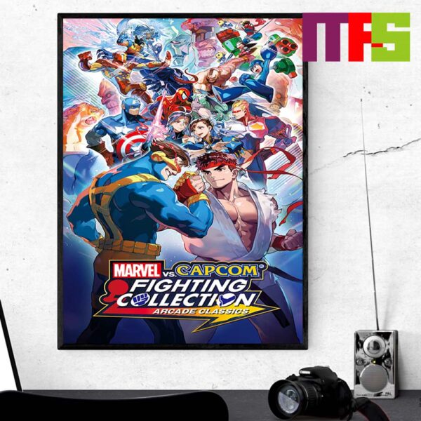 Marvel Vs Capcom Fighting Collection Arcade Classics 2024 Home Decor Poster Canvas