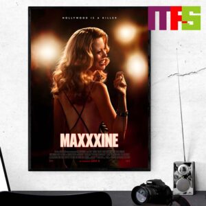 Maxxxine Mia Goth Returns Hollywood Is A Killer In Theaters July 5th 2024 Home Decor Poster Canvas