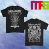 Megadeth The Sick The Dying And The Dead 2023 Fall Tour Two Sided T-Shirt