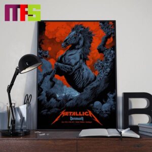 Metallica At Copenhagen Denmark M72 World Tour 2024 On June 12-16th Home Decor Poster Canvas
