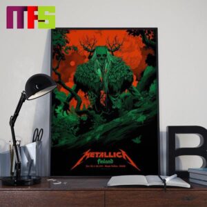 Metallica In Helsinki Finland M72 World Tour On June 7-9th 2024 Home Decor Poster Canvas