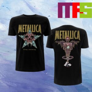 Metallica King Nothing Load Reload And Ninja Stars Two Sided T-Shirt