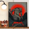 Metallica World Tour M72 Copenhagen Exclusive Pop-Up Shop Poster At Packen Stadium Copenhagen Denmark June 14-16th 2024 Wall Art Decor Poster Canvas