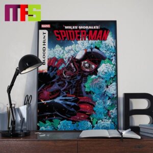 Miles Morales Spider Man Marvel Comic On July 3rd 2024 Chapter 22 Blood Hunt Tie In Home Decor Poster Canvas