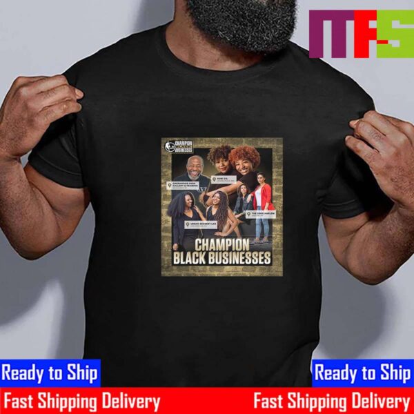 NBA Champion Black Businesses Essential T-Shirt