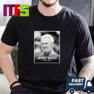 NBA Legend And Hall Of Famer Jerry West Has Passed Away At The Age Of 86 Essential; T-Shirt