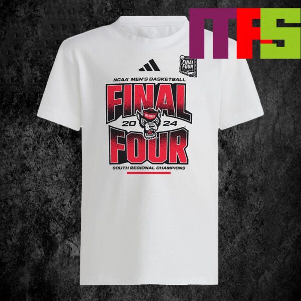 NCAA Men Basketball Finals Four 2024 South Regional Champions NC State Wolfpack Essential T-Shirt