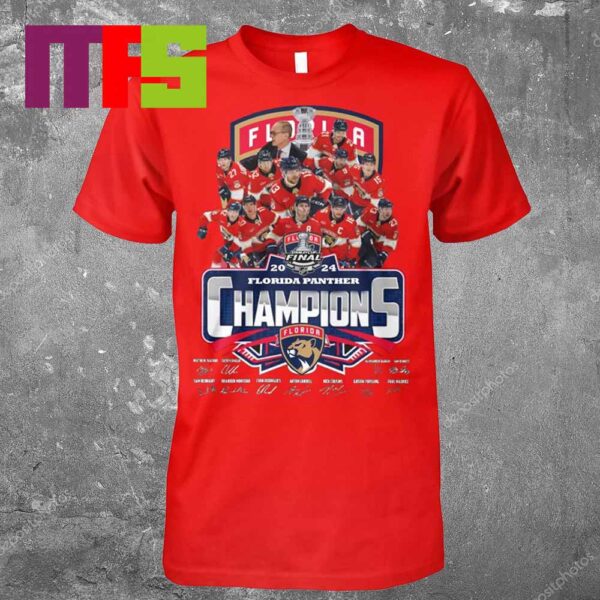 NHL Florida Panthers Stanley Cup Final 2024 Champions Essential T-Shirt