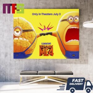 New Poster Despicable Me 4 Release Only In Theaters July 3rd 2024 Home Decor Poster Canvas New Poster Despicable Me 4 Release Only In Theaters July 3rd 2024 Home Decor Poster Canvas