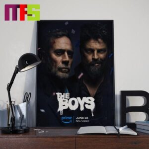 News Poster The Boys Season 4 On June 13th 2024 Billy Butcher Along With Jeffrey Dean Morgan Home Decor Poster Canvas News Poster The Boys Season 4 On June 13th 2024 Billy Butcher Along With Jeffrey Dean Morgan Home Decor Poster Canvas