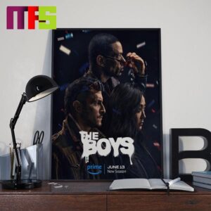 News Poster The Boys Season 4 The Bold And The Batshit On June 13th 2024 Home Decor Poster Canvas