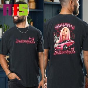 Nicki Minaj Pink Friday 2 Airbrush Two Sided T-Shirt Nicki Minaj Pink Friday 2 Airbrush Two Sided T-Shirt
