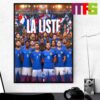 Official England Team UEFA Euro 2024 Germany Home Decor Poster Canvas