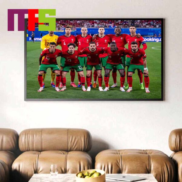 Official Portugal Team UEFA Euro 2024 Germany Home Decor Poster Canvas
