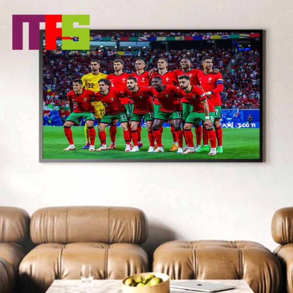 Official Portugal Team UEFA Euro 2024 Germany Won On The Opening Game Home Decor Poster Canvas