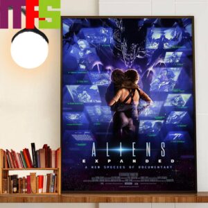 Official Poster Aliens Expanded A New Species Of Documentary Decor Wall Art Poster Canvas