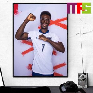 Official Poster Bukayo Saka UEFA Euro 2024 Germany Home Decor Poster Canvas Official Poster Bukayo Saka UEFA Euro 2024 Germany Home Decor Poster Canvas