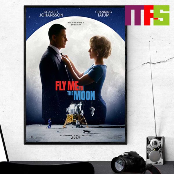 Official Poster Fly Me To The Moon On July 12th 2024 Home Decor Poster Canvas