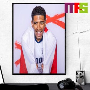 Official Poster Jude Bellingham UEFA Euro 2024 Germany Home Decor Poster Canvas