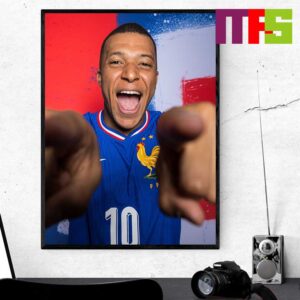 Official Poster Kylian Mbappe UEFA Euro 2024 Germany Home Decor Poster Canvas Official Poster Kylian Mbappe UEFA Euro 2024 Germany Home Decor Poster Canvas