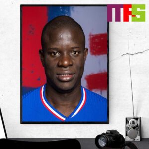 Official Poster Ngolo Kante 2024 UEFA Euro Germany Home Decor Poster Canvas