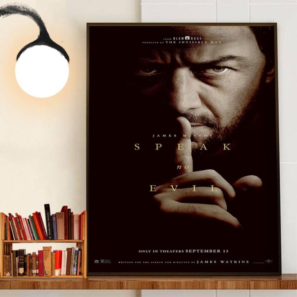 Official Poster Speak No Evil With Starring James McAvoy Wall Art Decor Poster Canvas