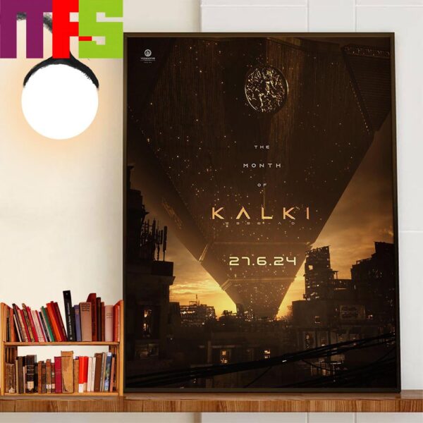 Official Poster The Month Of Kalki 2898 AD June 27th 2024 Decor Wall Art Poster Canvas