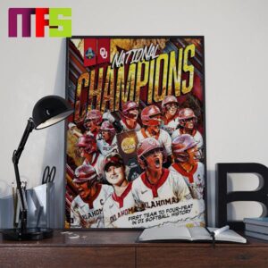 Oklahoma Softball Sweep The Championship Finals And The First Team NCAA Softball History Win Four Consecutive National Championships Home Decor Poster Canvas Oklahoma Softball Sweep The Championship Finals And The First Team NCAA Softball History Win Four Consecutive National Championships Home Decor Poster Canvas