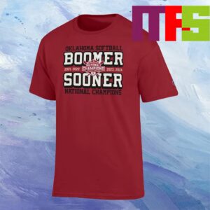 Oklahoma Sooners 2024 NCAA Softball Womens College World Series Champions Boomer Sooner Essential T-Shirt