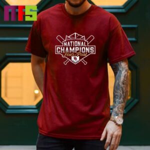 Oklahoma Sooners Four-Peat NCAA Softball Women College World Series Champions Official Logo Essential T-Shirt Oklahoma Sooners Four-Peat NCAA Softball Women College World Series Champions Official Logo Essential T-Shirt