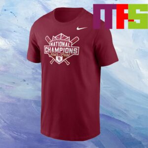 Oklahoma Sooners Four-Peat NCAA Softball Women’s College World Series Champions Official Logo Nike Essential T-Shirt Oklahoma Sooners Four-Peat NCAA Softball Women’s College World Series Champions Official Logo Nike Essential T-Shirt