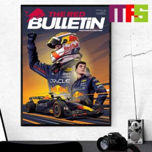 Oracle Red Bull Racing Team Max Verstappen Spanish GP 2024 Home Decor Poster Canvas