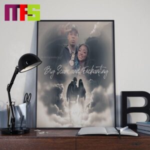 RIP Female Rapper Enchanting Passed Away At The Age Of 26 Enchanting And Big Scarr Home Decor Poster Canvas