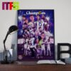 Real Madrid Triumph In The UEFA Champions League Final 2024 Home Decor Poster Canvas