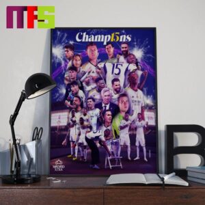 Real Madrid Reclaim Champions League 2024 Crown After Borussia Dortmund Home Decor Poster Canvas