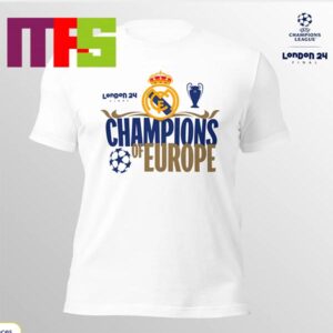 Real Madrid Win 15th Champions League 2024 At London Defy Borussia Dortmund Essential T Shirt