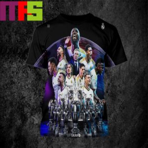 Real Madrid Win 15th Champions League 2024 Defy Borussia Dortmund All Over Print Shirt