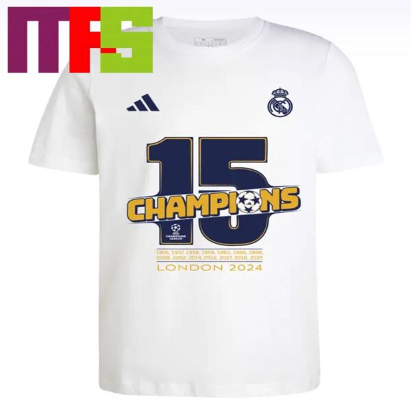 Real Madrid Win 15th European Cup The 2024 Champions League Essential T-Shirt