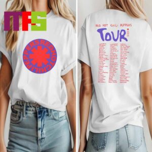 Red Hot Chili Peppers Tour 2024 Return Of The Dream Canteen Two Sided T-Shirt