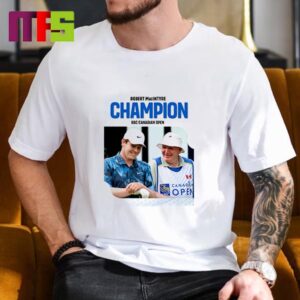 Robert MacIntyre Breaks Through At The RBC Canadian Open First WIN On The PGA Tour Essential T-Shirt Robert MacIntyre Breaks Through At The RBC Canadian Open First WIN On The PGA Tour Essential T-Shirt