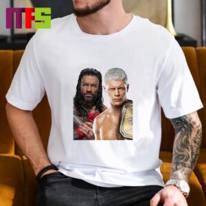 Roman Reigns VS Cody Rhodes WWE Clash Of The Castle 2024 Essential T-Shirt