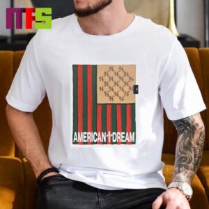 Saint Laurent Don Album American Dream Flag Essential T-Shirt Saint Laurent Don Album American Dream Flag Essential T-Shirt